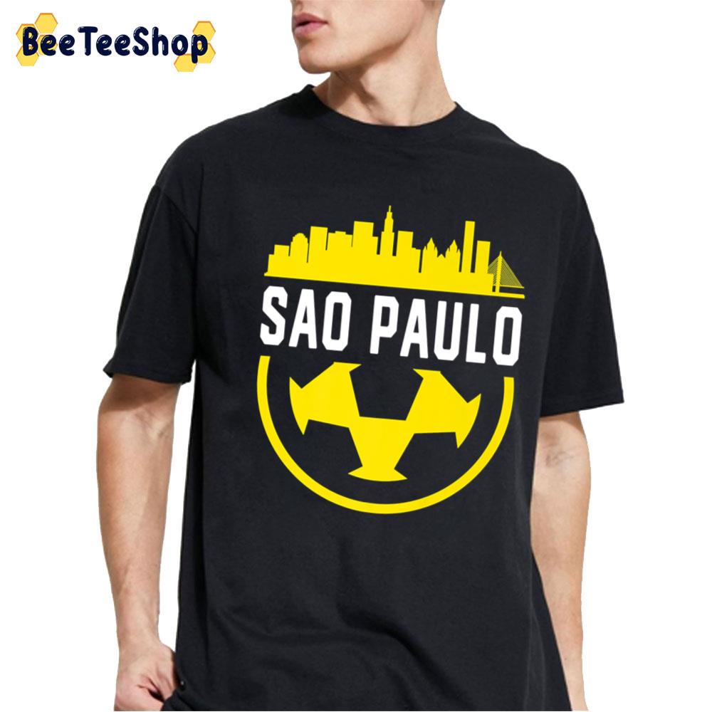 Sao Paulo Football Soccer Fan Vintage City Skyline Unisex T-Shirt Sao Paulo Football Soccer Fan Vintage City Skyline Unisex T-Shirt