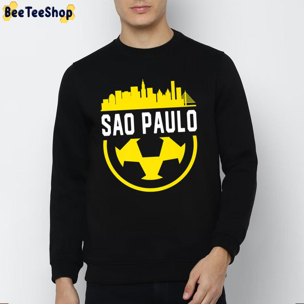 Sao Paulo Football Soccer Fan Vintage City Skyline Unisex T-Shirt Sao Paulo Football Soccer Fan Vintage City Skyline Unisex T-Shirt