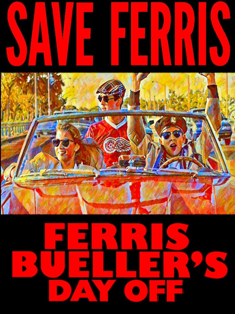 Save Ferris Bueller's Day Off Movie Halloween Unisex T-Shirt Save Ferris Bueller's Day Off Movie Halloween Unisex T-Shirt