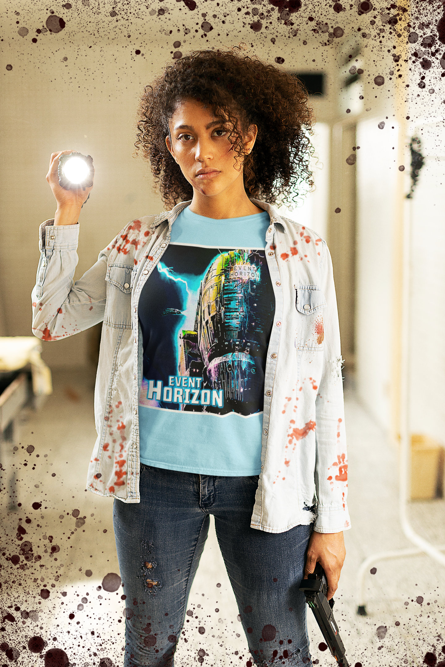 Scary Art Event Horizon Movie Halloween Unisex T-Shirt Scary Art Event Horizon Movie Halloween Unisex T-Shirt