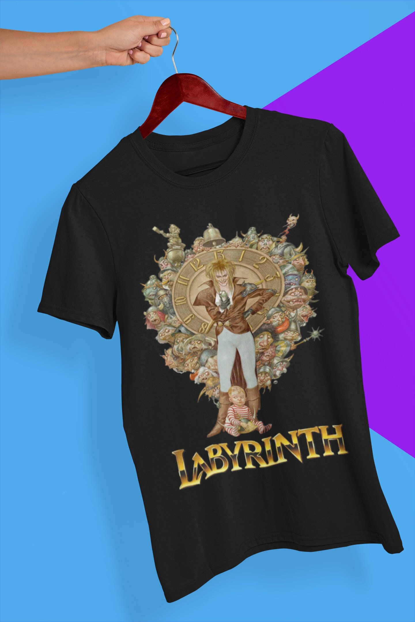 Scary Labyrinth Movie Halloween Unisex T-Shirt Scary Labyrinth Movie Halloween Unisex T-Shirt