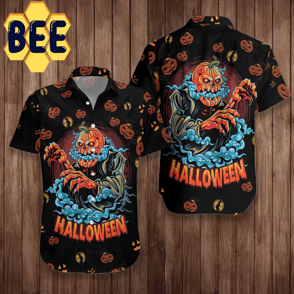 Scary Pumpkin For Halloween Night Hawaiian Shirt Scary Pumpkin For Halloween Night Hawaiian Shirt