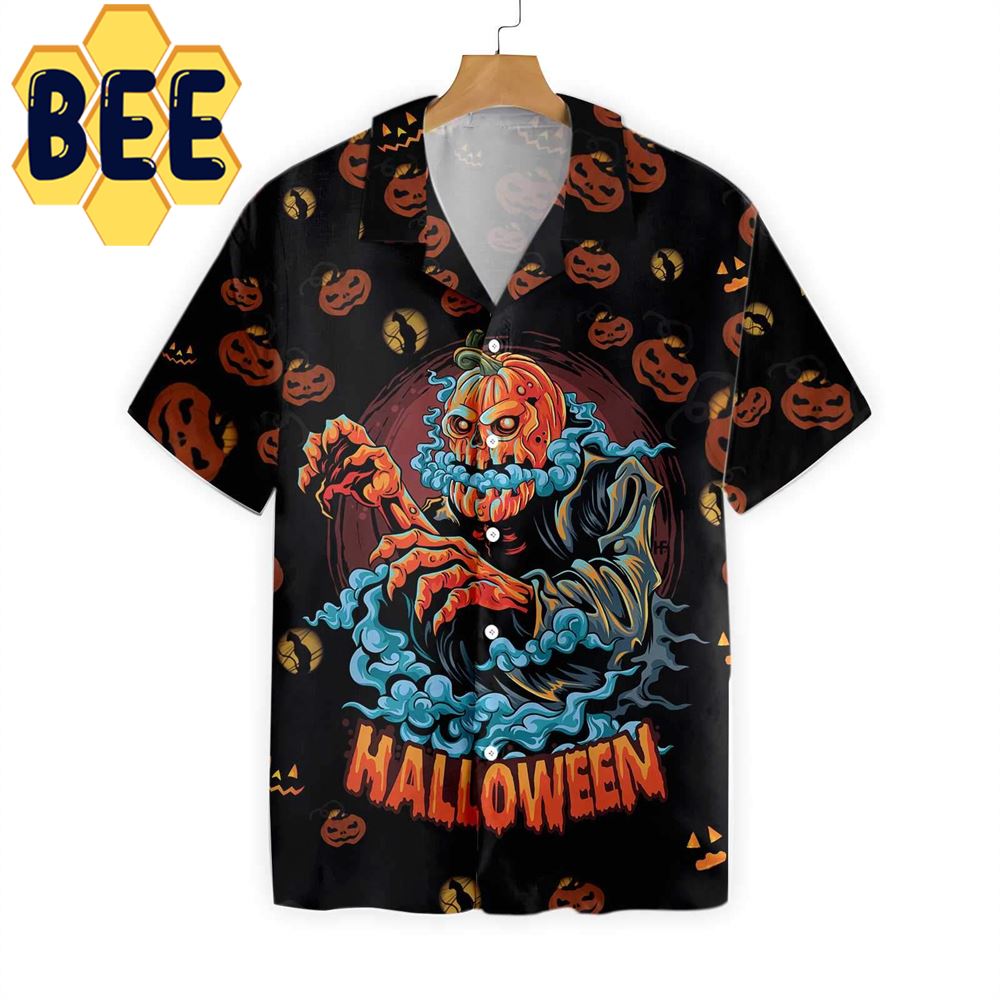 Scary Pumpkin For Halloween Night Hawaiian Shirt Scary Pumpkin For Halloween Night Hawaiian Shirt