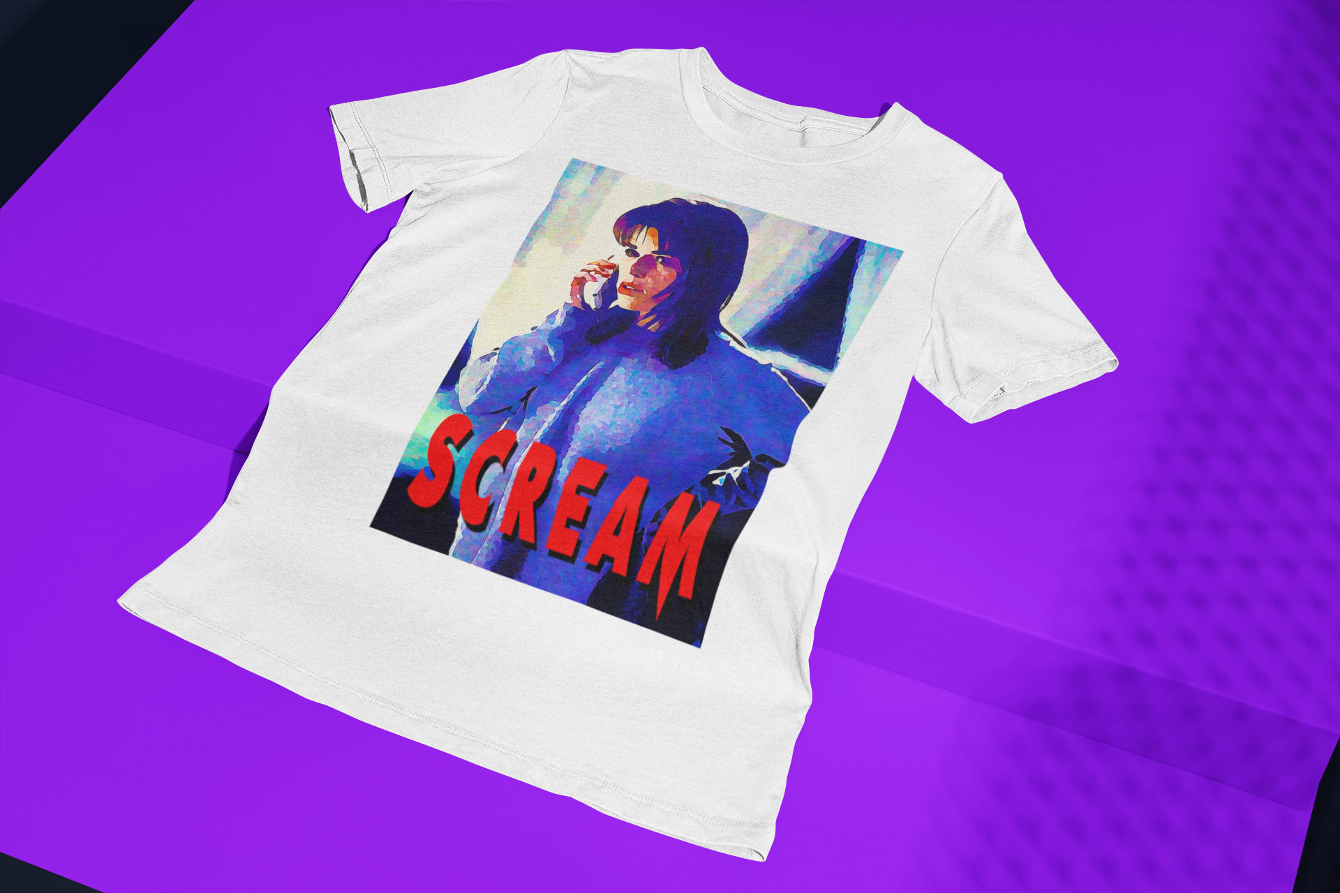 Scream Movie Poster Halloween Unisex T-Shirt Scream Movie Poster Halloween Unisex T-Shirt