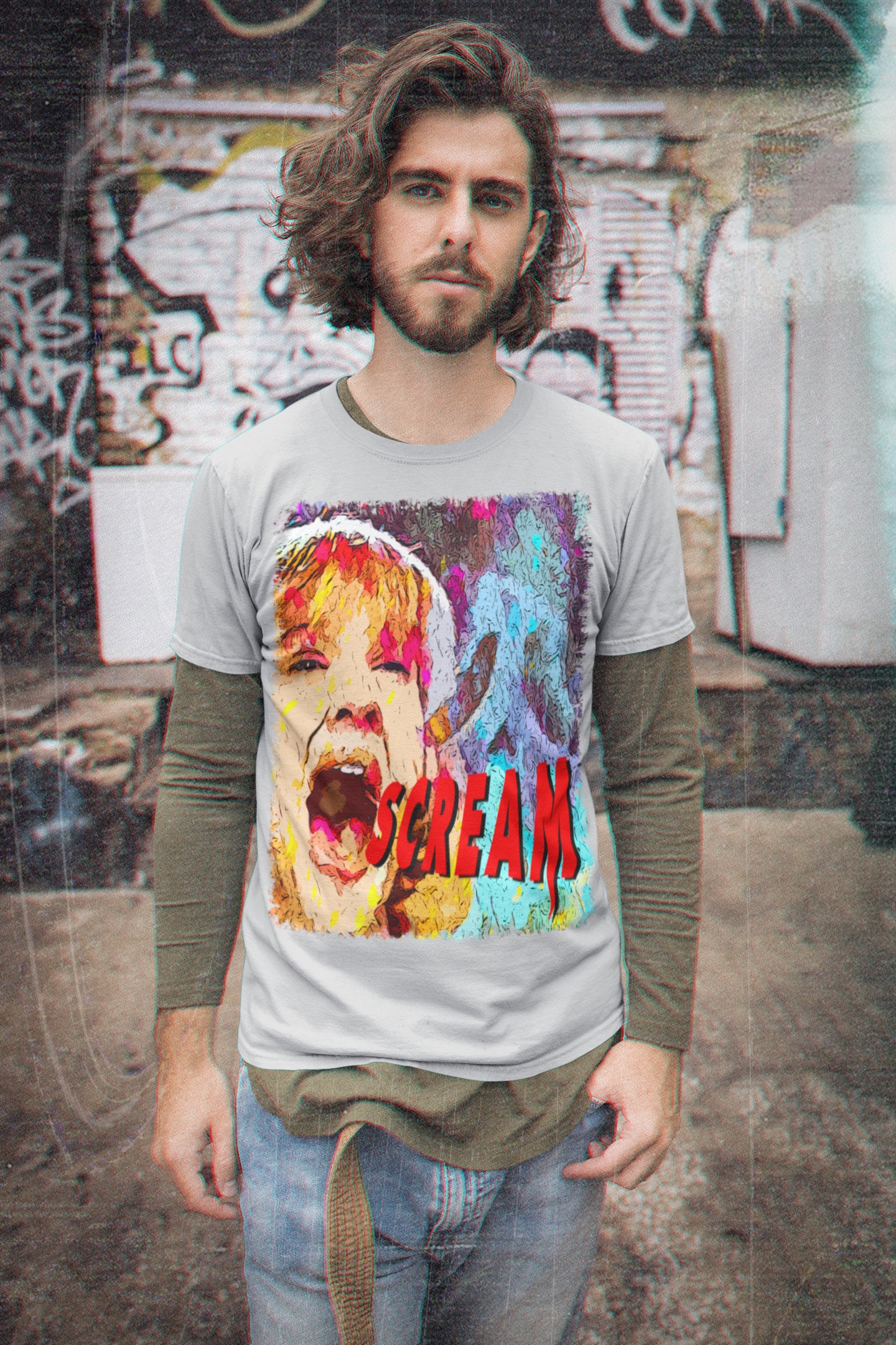Scream Poster 90s Movie Halloween Unisex T-Shirt Scream Poster 90s Movie Halloween Unisex T-Shirt