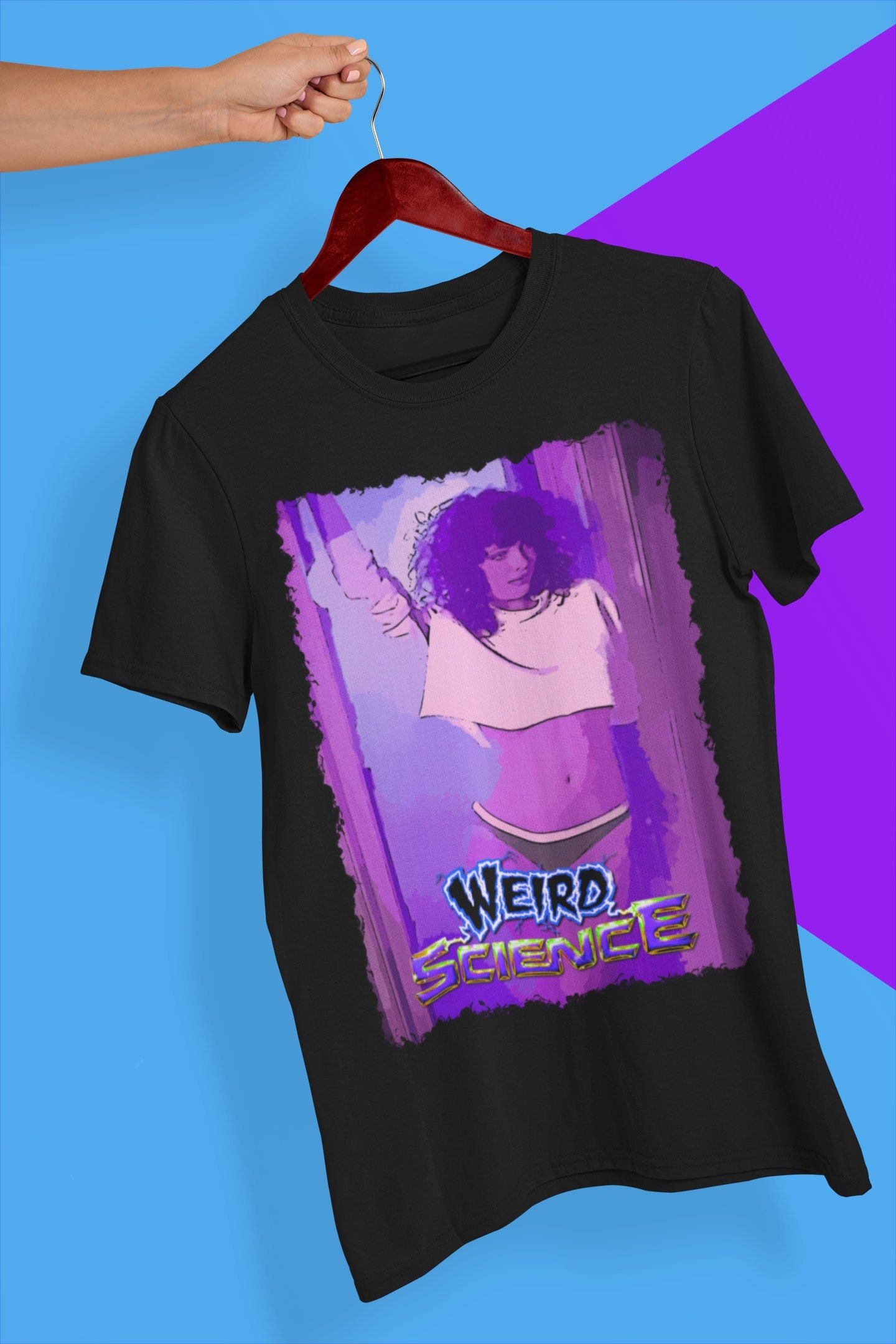 Sexy Girl Weird Science Movie Halloween Unisex T-Shirt Sexy Girl Weird Science Movie Halloween Unisex T-Shirt
