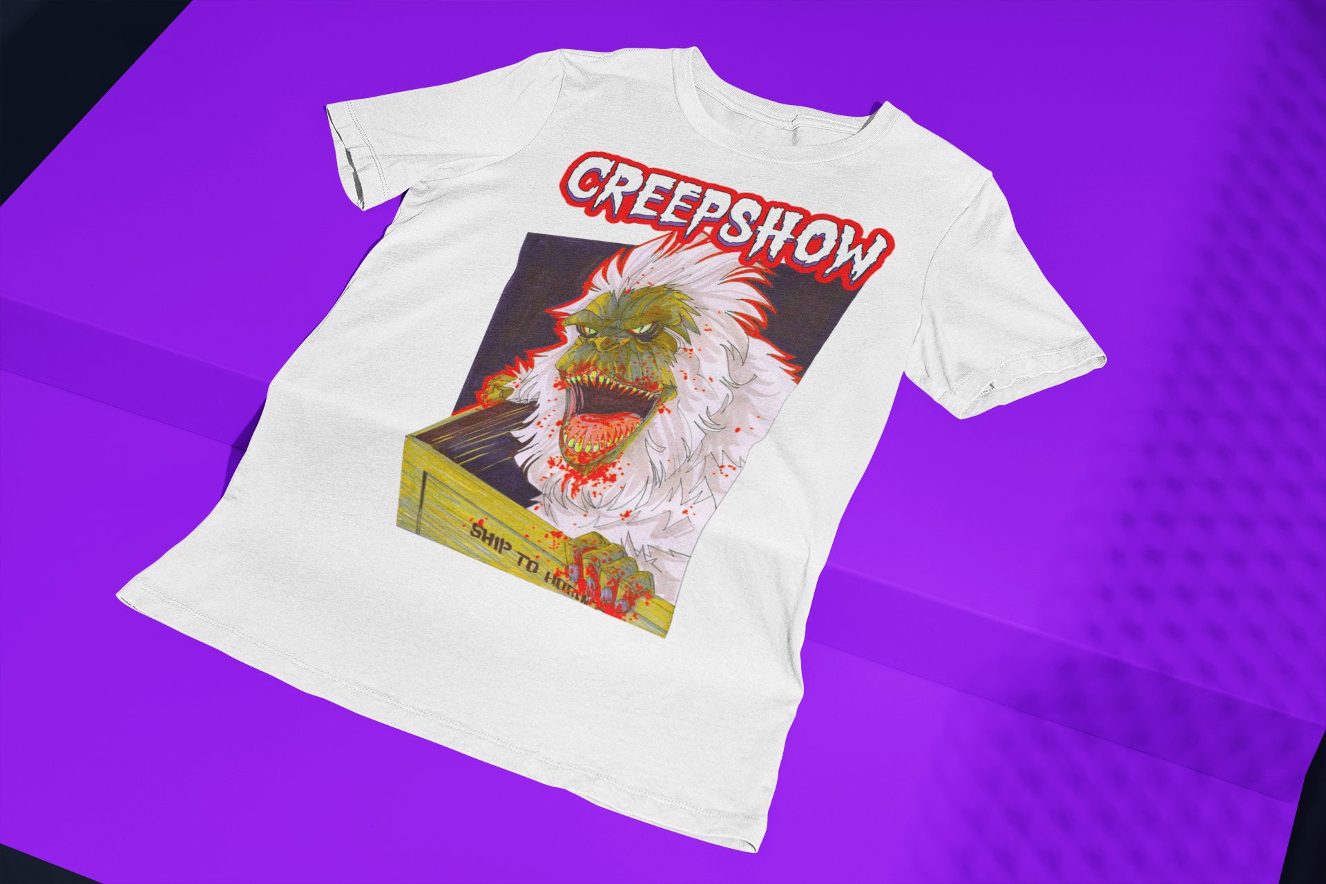 Ship To Horror Creepshow Movie Halloween Unisex T-Shirt Ship To Horror Creepshow Movie Halloween Unisex T-Shirt