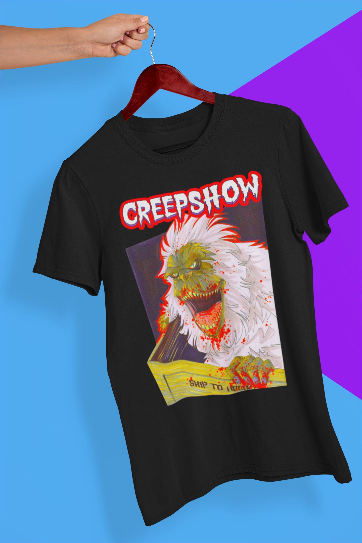 Ship To Horror Creepshow Movie Halloween Unisex T-Shirt Ship To Horror Creepshow Movie Halloween Unisex T-Shirt