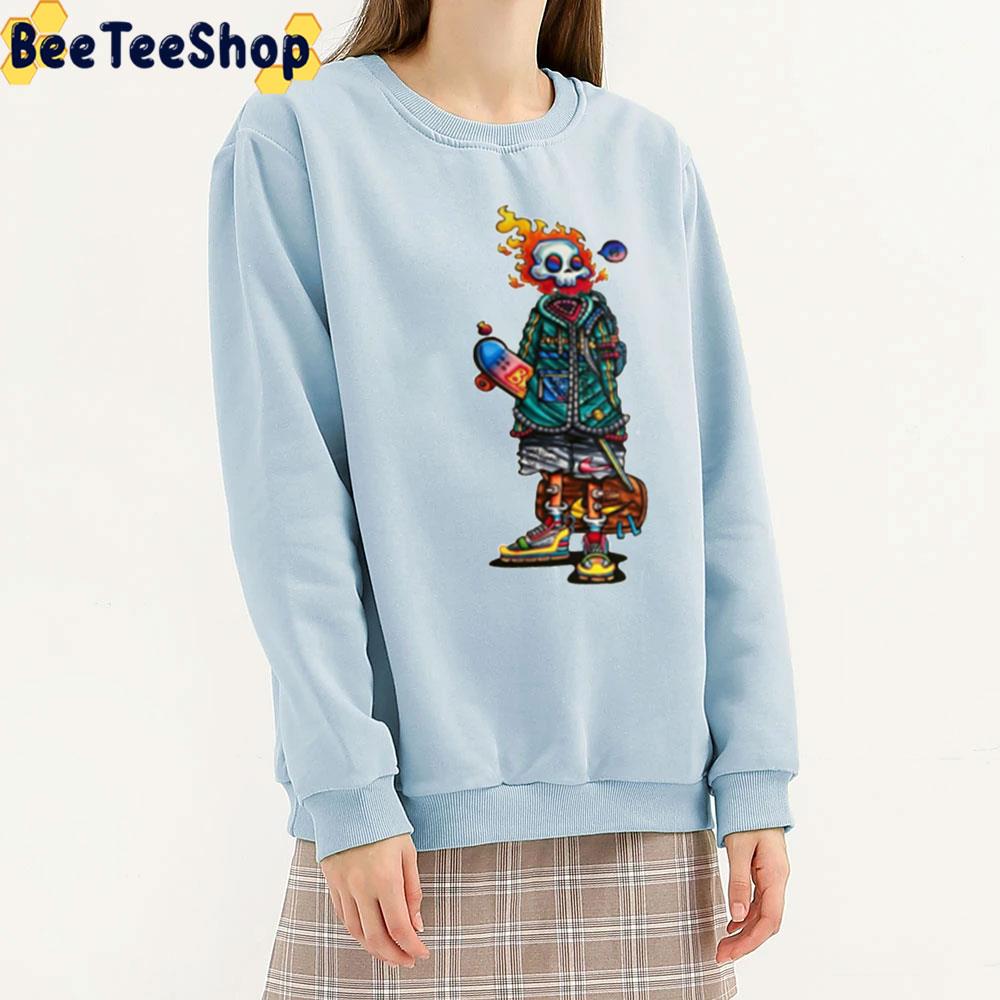 Skeleton Street Style Unisex T-Shirt Skeleton Street Style Unisex T-Shirt