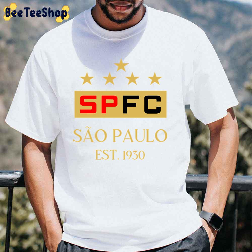 Spfc São Paulo Gold Est 1950 Unisex T-Shirt Spfc São Paulo Gold Est 1950 Unisex T-Shirt