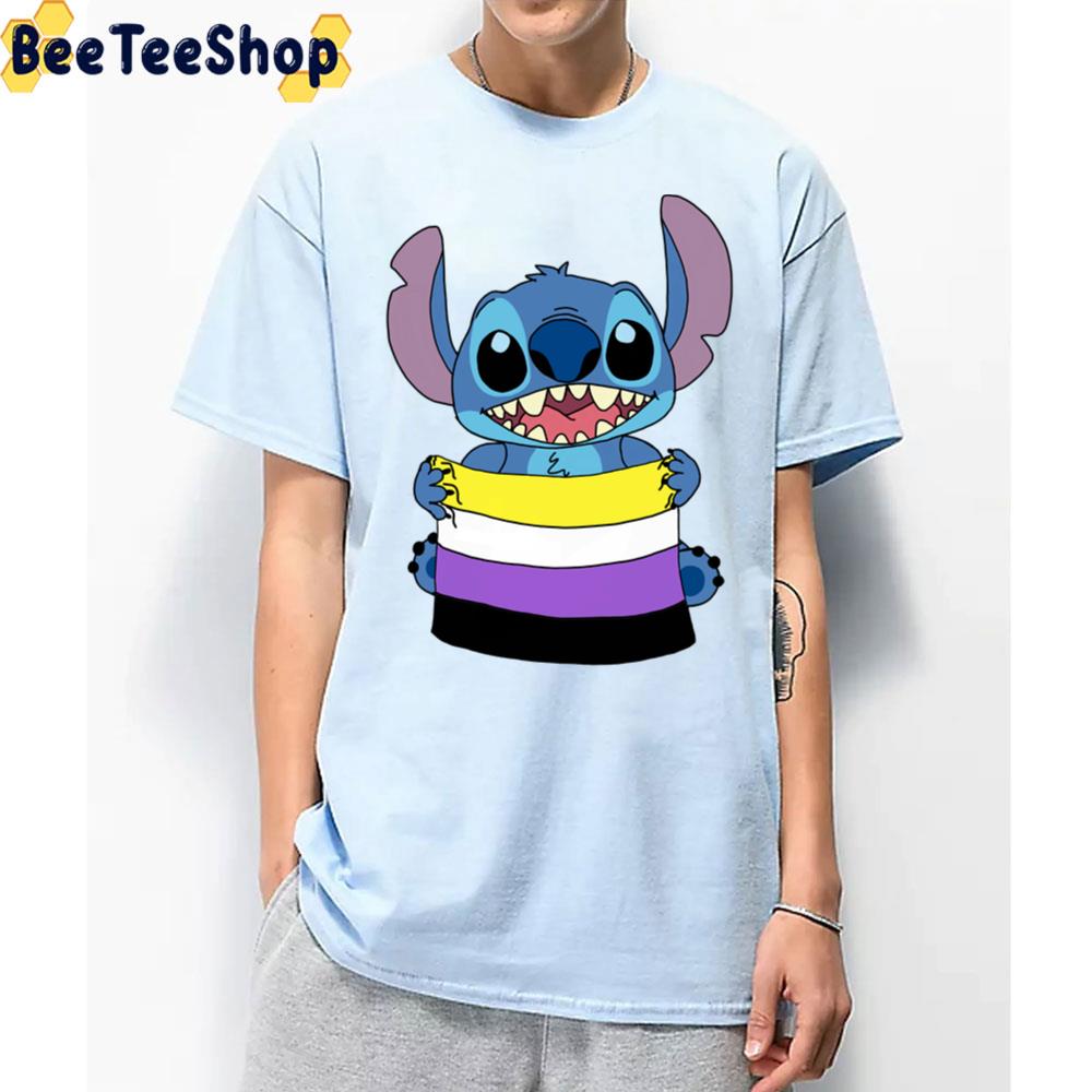 Stitch Pride Non-Binary Nonbinary Pride Unisex T-Shirt Stitch Pride Non-Binary Nonbinary Pride Unisex T-Shirt