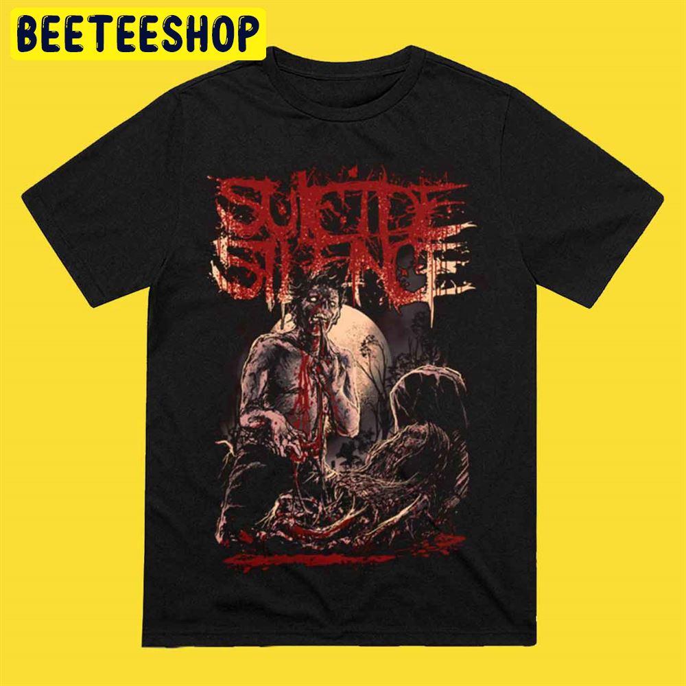 Suicide Silence Grave Black Live Nation Unisex T-Shirt Suicide Silence Grave Black Live Nation Unisex T-Shirt
