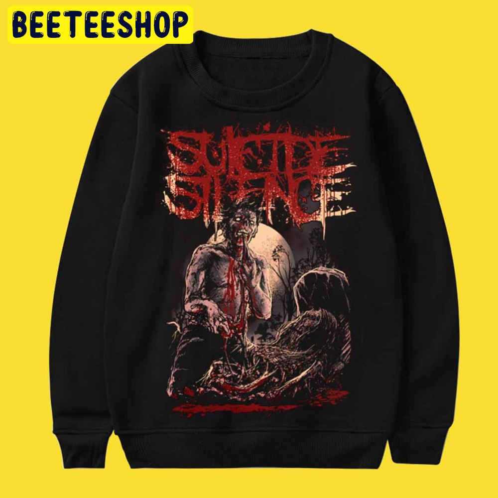 Suicide Silence Grave Black Live Nation Unisex T-Shirt Suicide Silence Grave Black Live Nation Unisex T-Shirt
