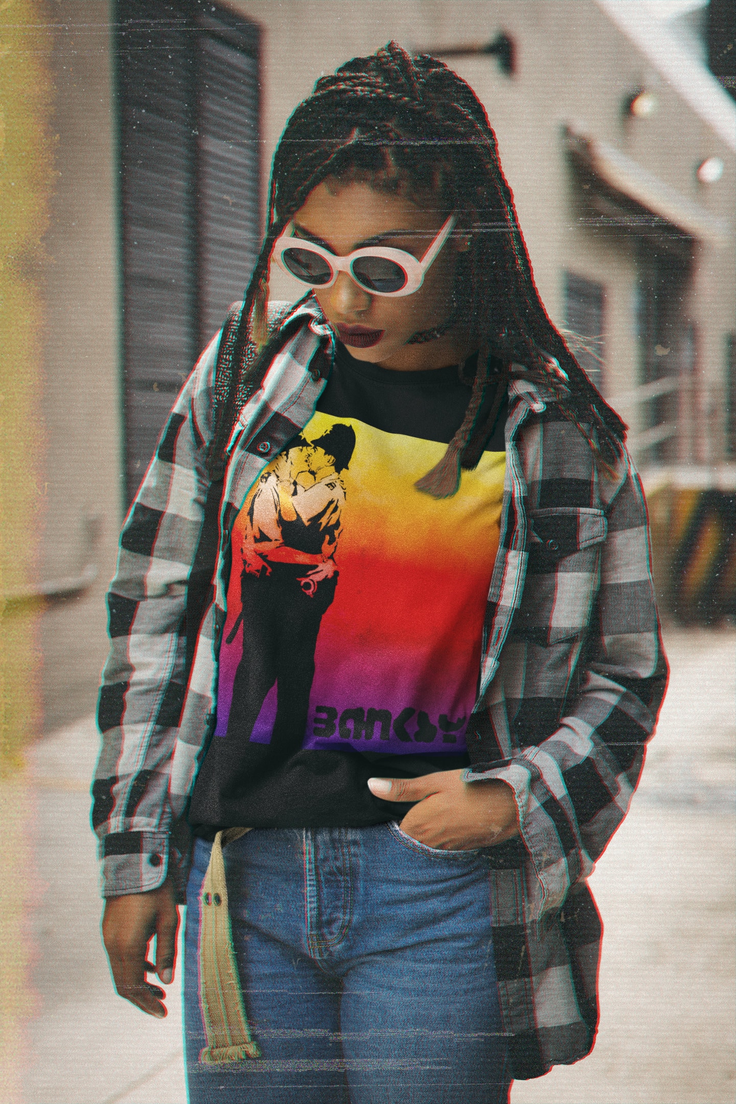 Sunset Art Banksy Street Art Halloween Unisex T-Shirt Sunset Art Banksy Street Art Halloween Unisex T-Shirt