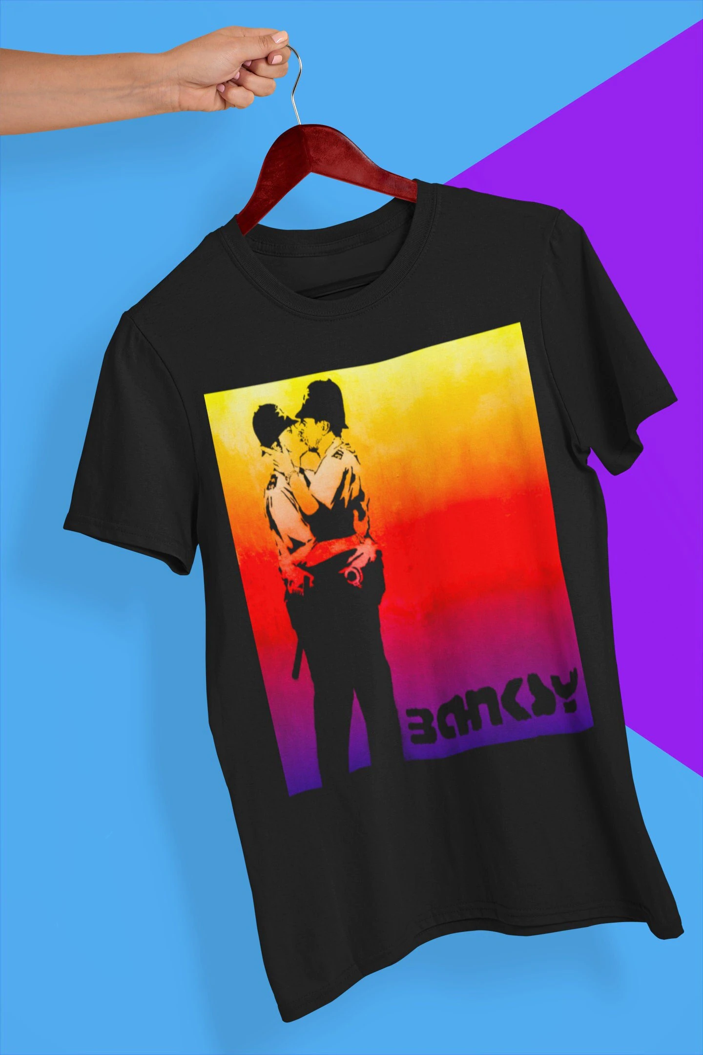 Sunset Art Banksy Street Art Halloween Unisex T-Shirt Sunset Art Banksy Street Art Halloween Unisex T-Shirt