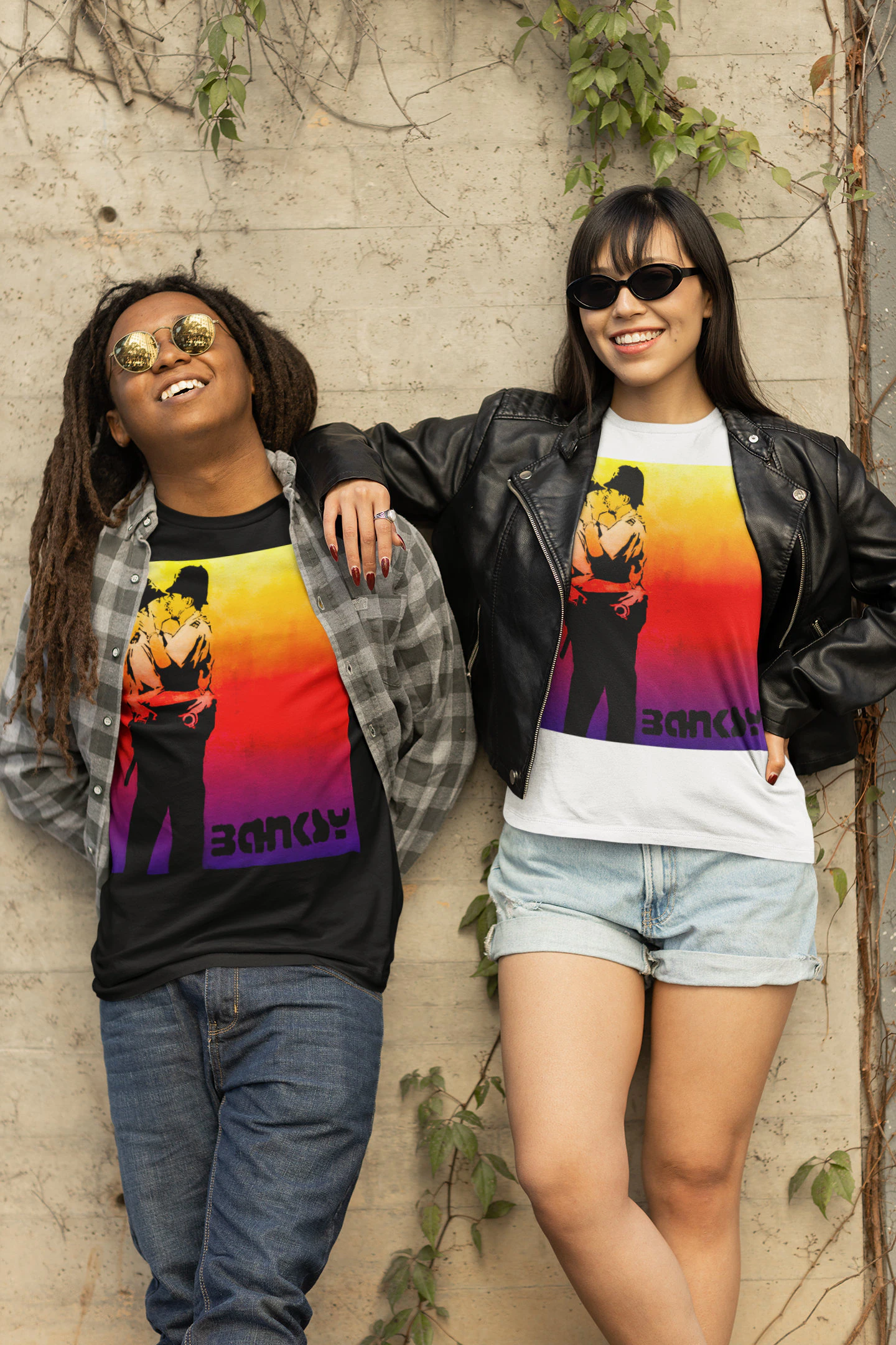 Sunset Art Banksy Street Art Halloween Unisex T-Shirt Sunset Art Banksy Street Art Halloween Unisex T-Shirt