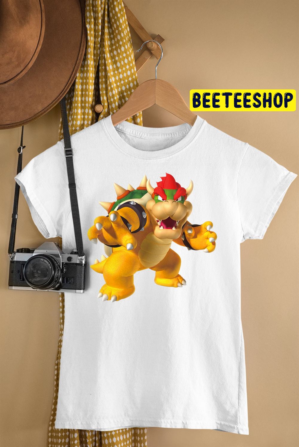 Super Mario Bowser 3d Art Game Unisex T-Shirt Super Mario Bowser 3d Art Game Unisex T-Shirt
