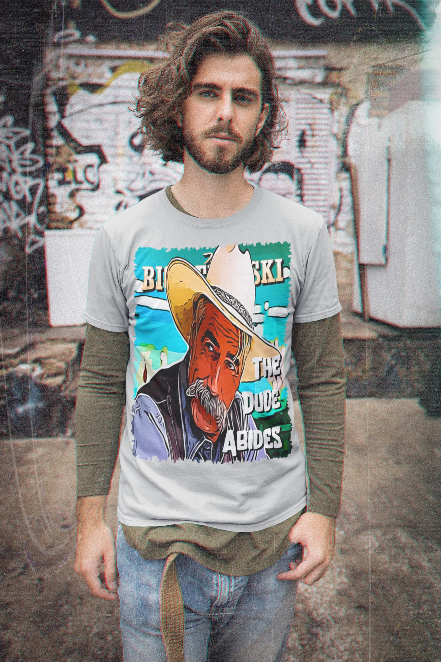 The Dude Abides The Big Lebowski Halloween Unisex T-Shirt The Dude Abides The Big Lebowski Halloween Unisex T-Shirt