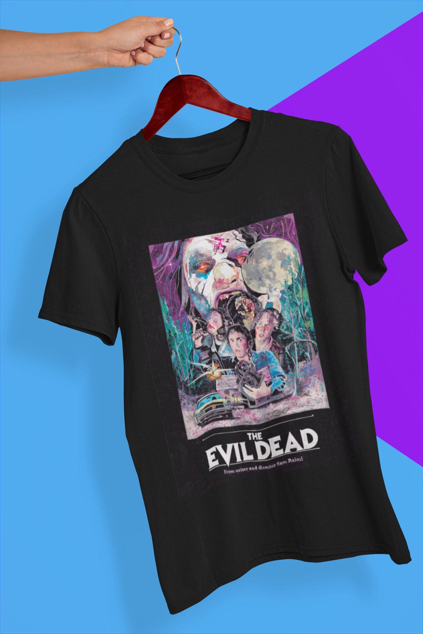 The Evil Dead Fan Art Halloween Unisex T-Shirt The Evil Dead Fan Art Halloween Unisex T-Shirt