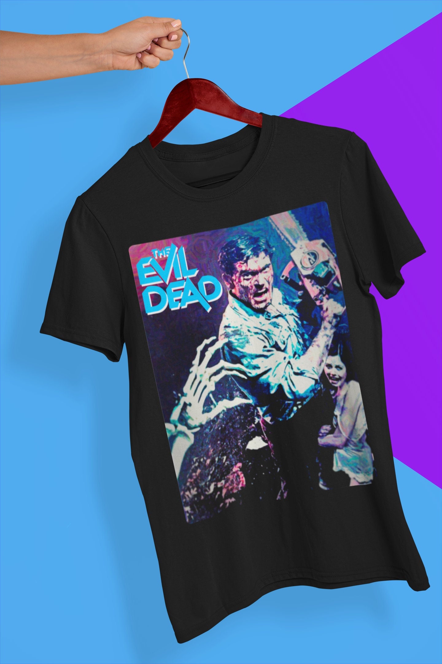 The Evil Dead Poster Style Halloween Unisex T-Shirt The Evil Dead Poster Style Halloween Unisex T-Shirt