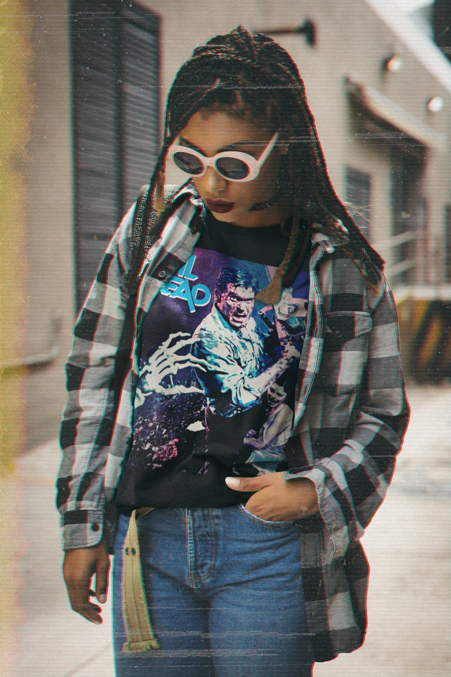 The Evil Dead Poster Style Halloween Unisex T-Shirt The Evil Dead Poster Style Halloween Unisex T-Shirt