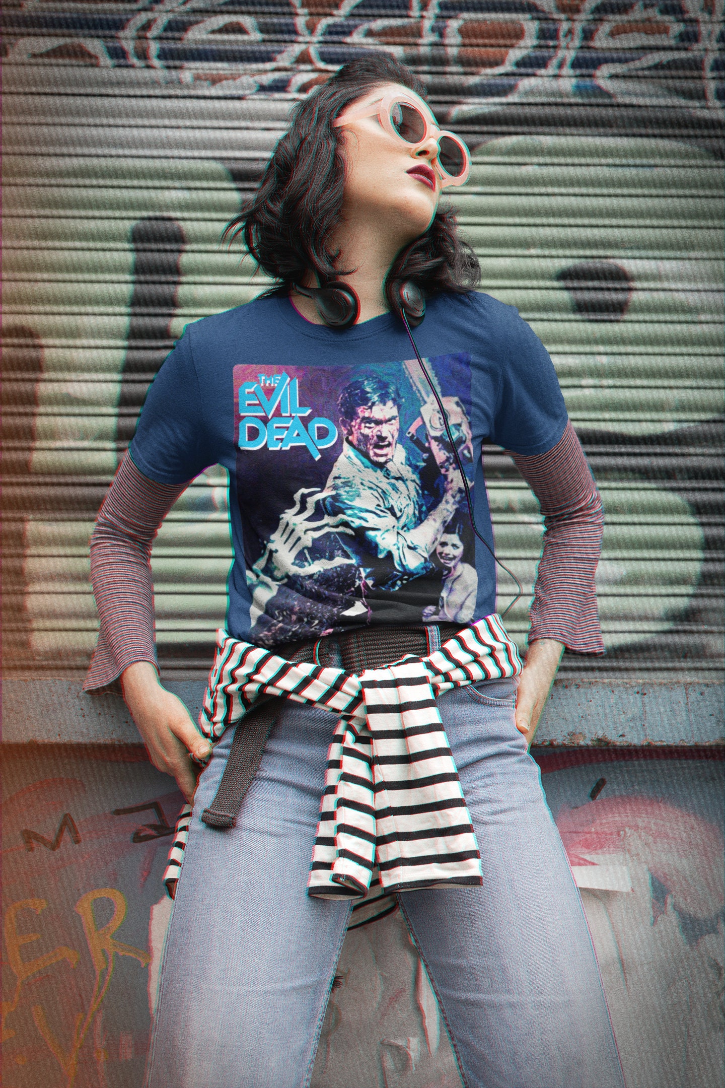 The Evil Dead Poster Style Halloween Unisex T-Shirt The Evil Dead Poster Style Halloween Unisex T-Shirt
