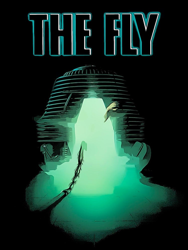 The Fly Movie Poster Style Halloween Unisex T-Shirt The Fly Movie Poster Style Halloween Unisex T-Shirt