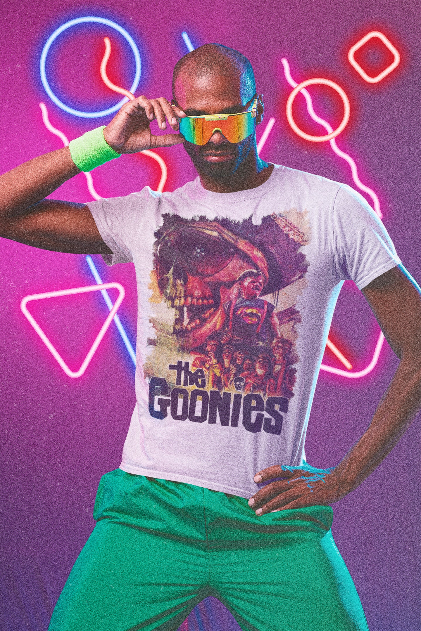 The Goonies Movie Poster Style Halloween Unisex T-Shirt The Goonies Movie Poster Style Halloween Unisex T-Shirt