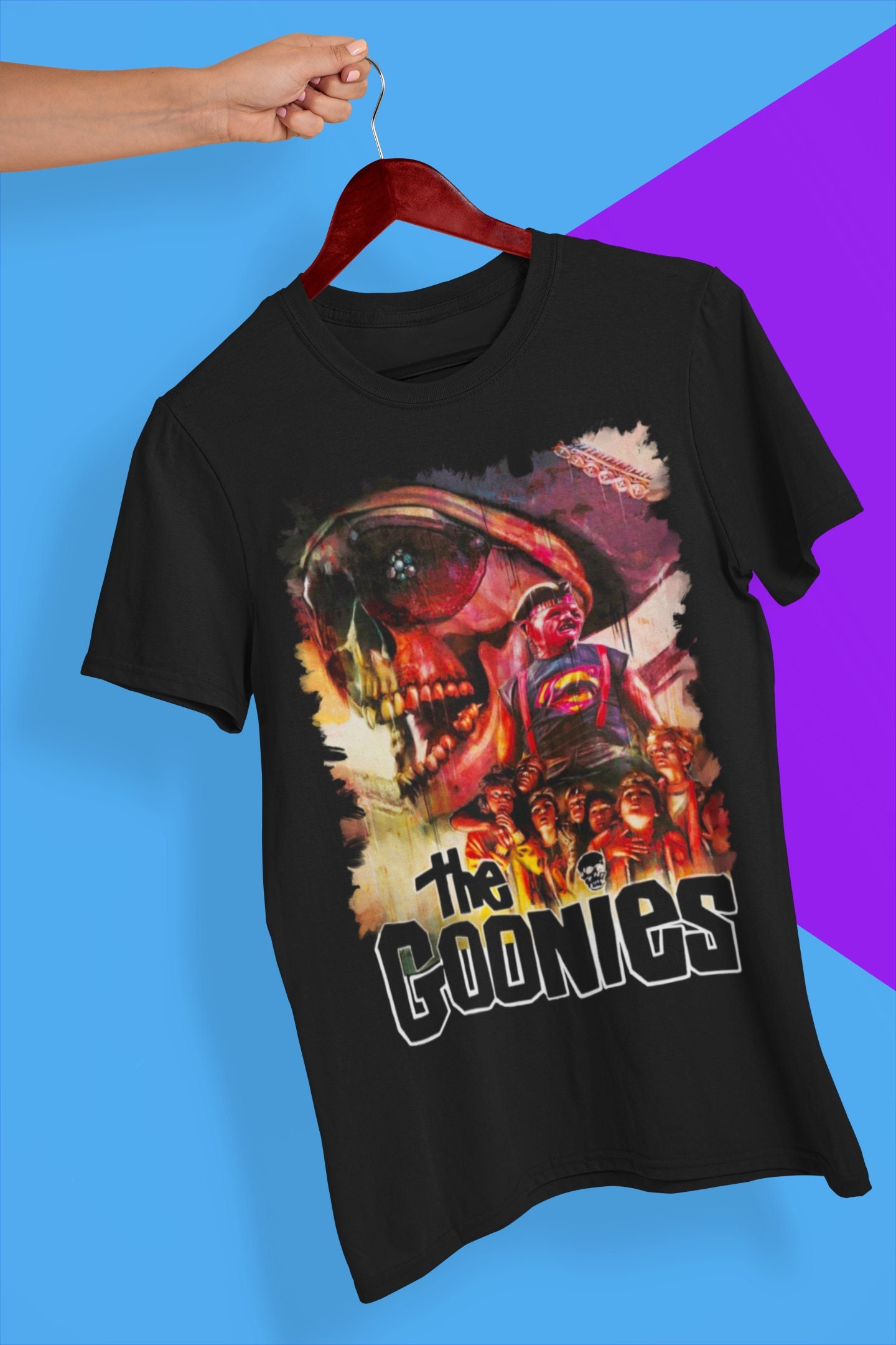 The Goonies Movie Poster Style Halloween Unisex T-Shirt The Goonies Movie Poster Style Halloween Unisex T-Shirt