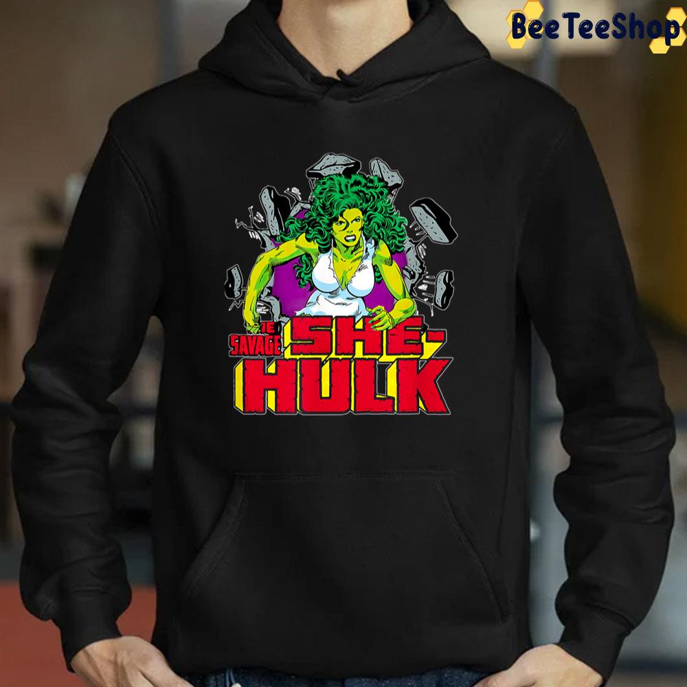 The Savage She-Hulk Retro Comic Unisex T-Shirt The Savage She-Hulk Retro Comic Unisex T-Shirt
