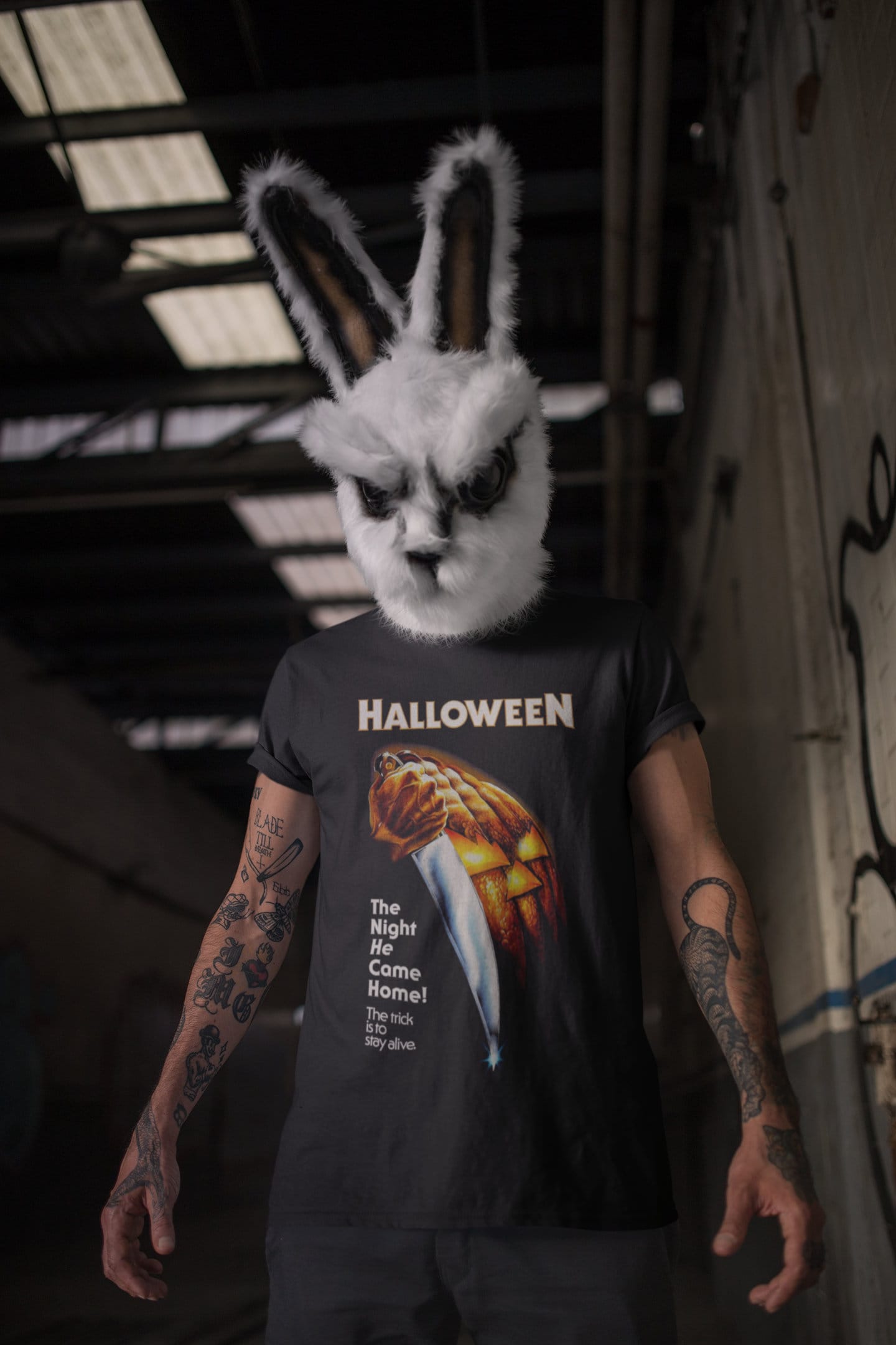 The Trick Is To Stay Alive Halloween Movie Halloween Unisex T-Shirt The Trick Is To Stay Alive Halloween Movie Halloween Unisex T-Shirt