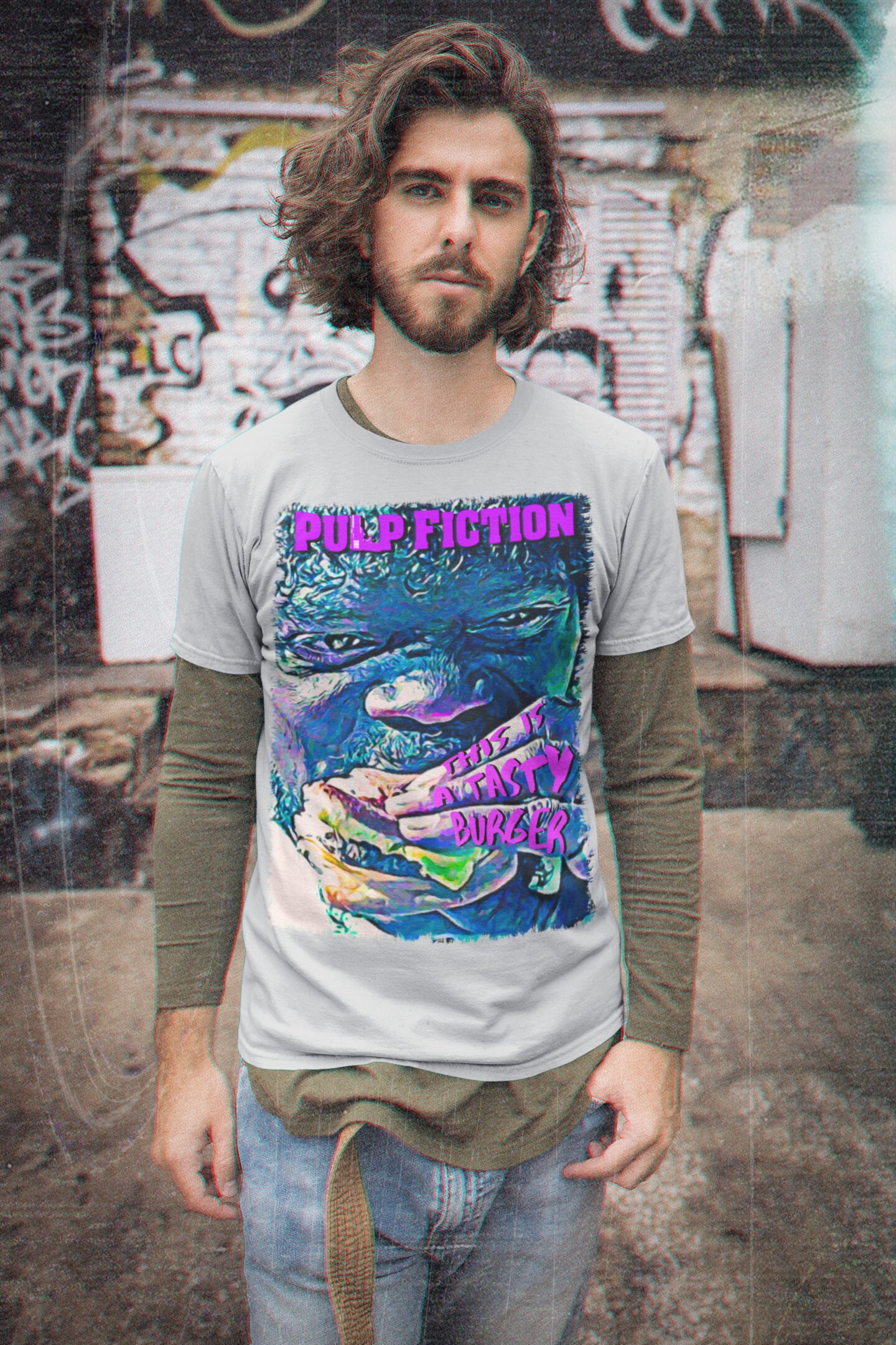 This Is A Tasty Burger Pulp Fiction Halloween Unisex T-Shirt This Is A Tasty Burger Pulp Fiction Halloween Unisex T-Shirt