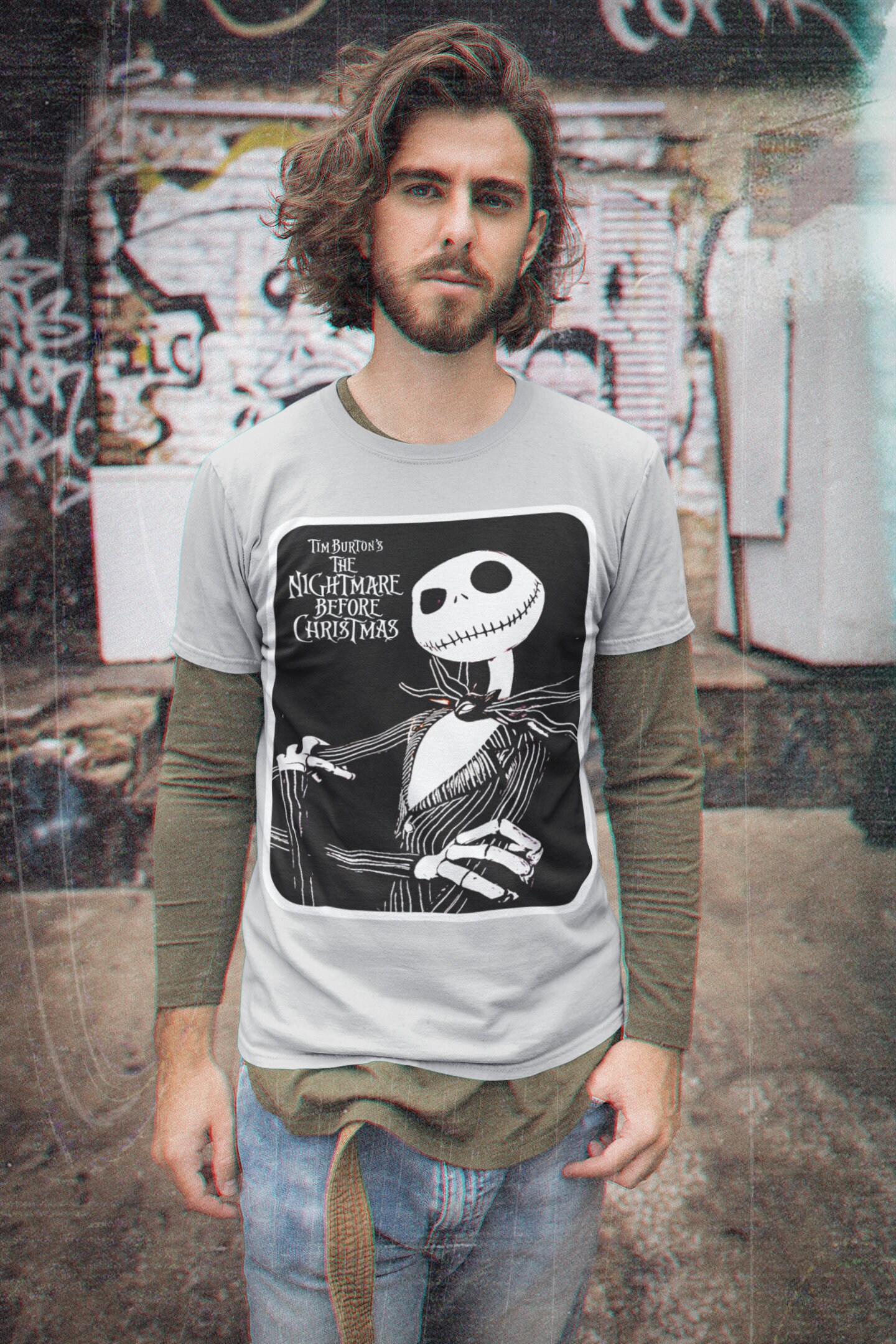 Tim Burton's The Nightmare Before Christmas Movie Halloween Unisex T-Shirt Tim Burton's The Nightmare Before Christmas Movie Halloween Unisex T-Shirt