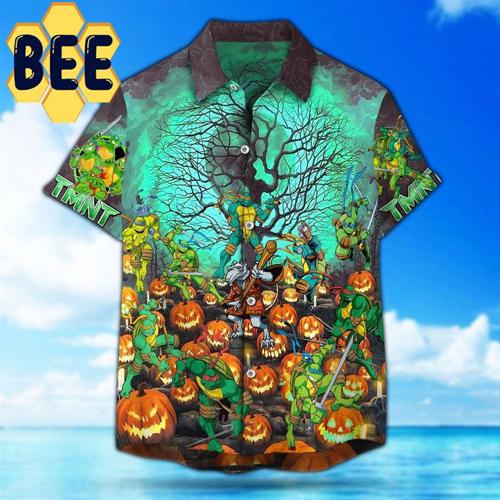 TMNT Ninja Turtle Halloween Hawaiian Shirt TMNT Ninja Turtle Halloween Hawaiian Shirt