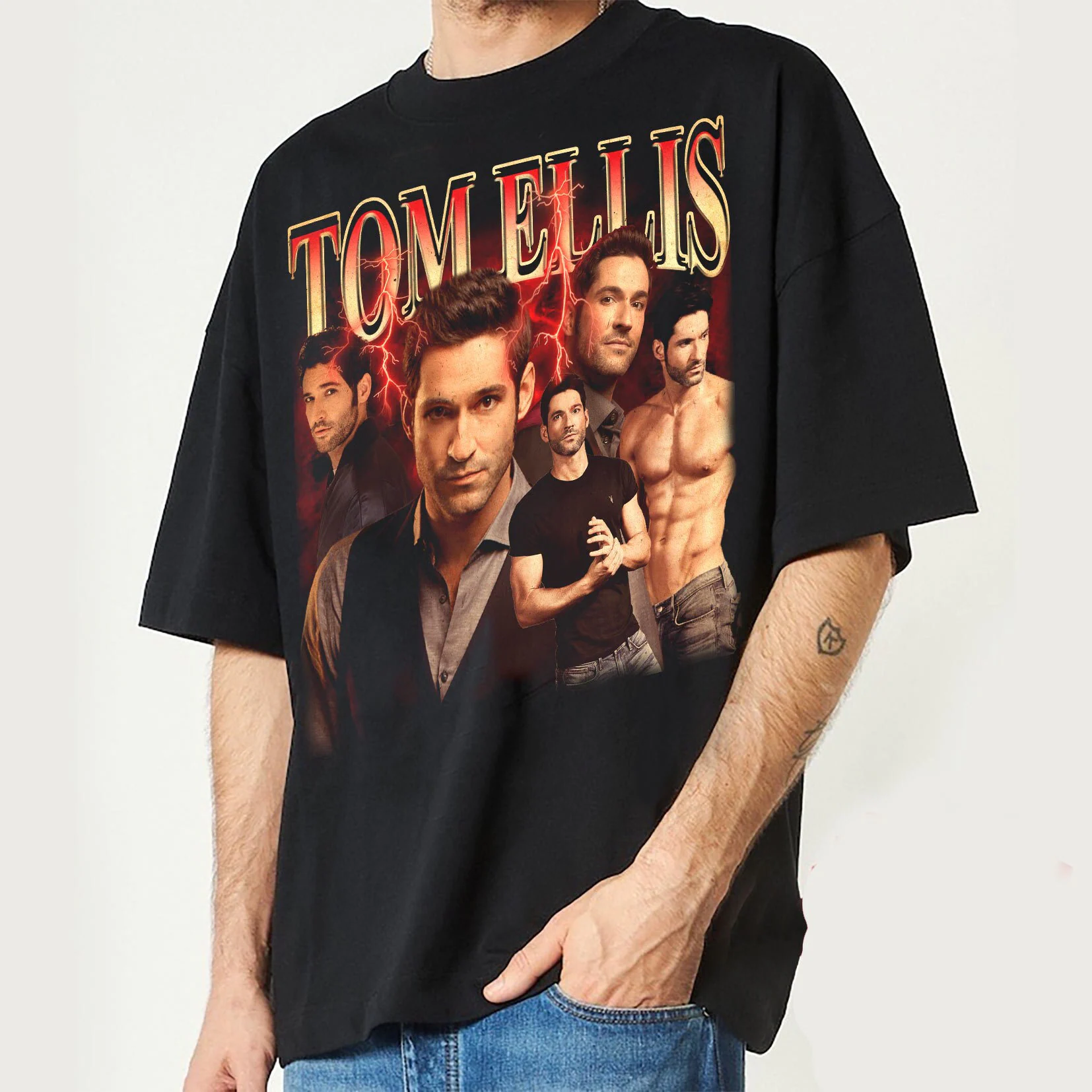 Tom Ellis Retro Vintage Unisex T-Shirt Tom Ellis Retro Vintage Unisex T-Shirt