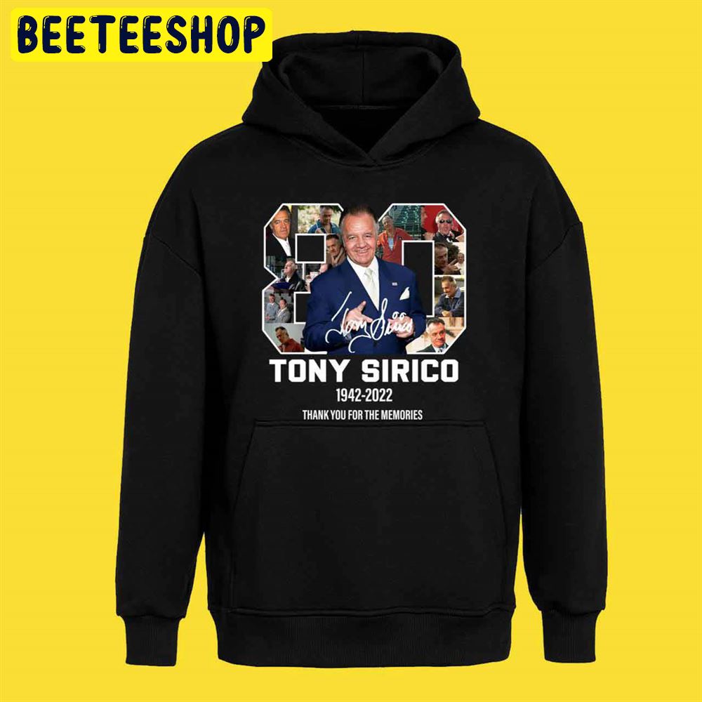 Tony Sirico The Sopranos Thank You For The Memories Signature Unisex T-Shirt Tony Sirico The Sopranos Thank You For The Memories Signature Unisex T-Shirt
