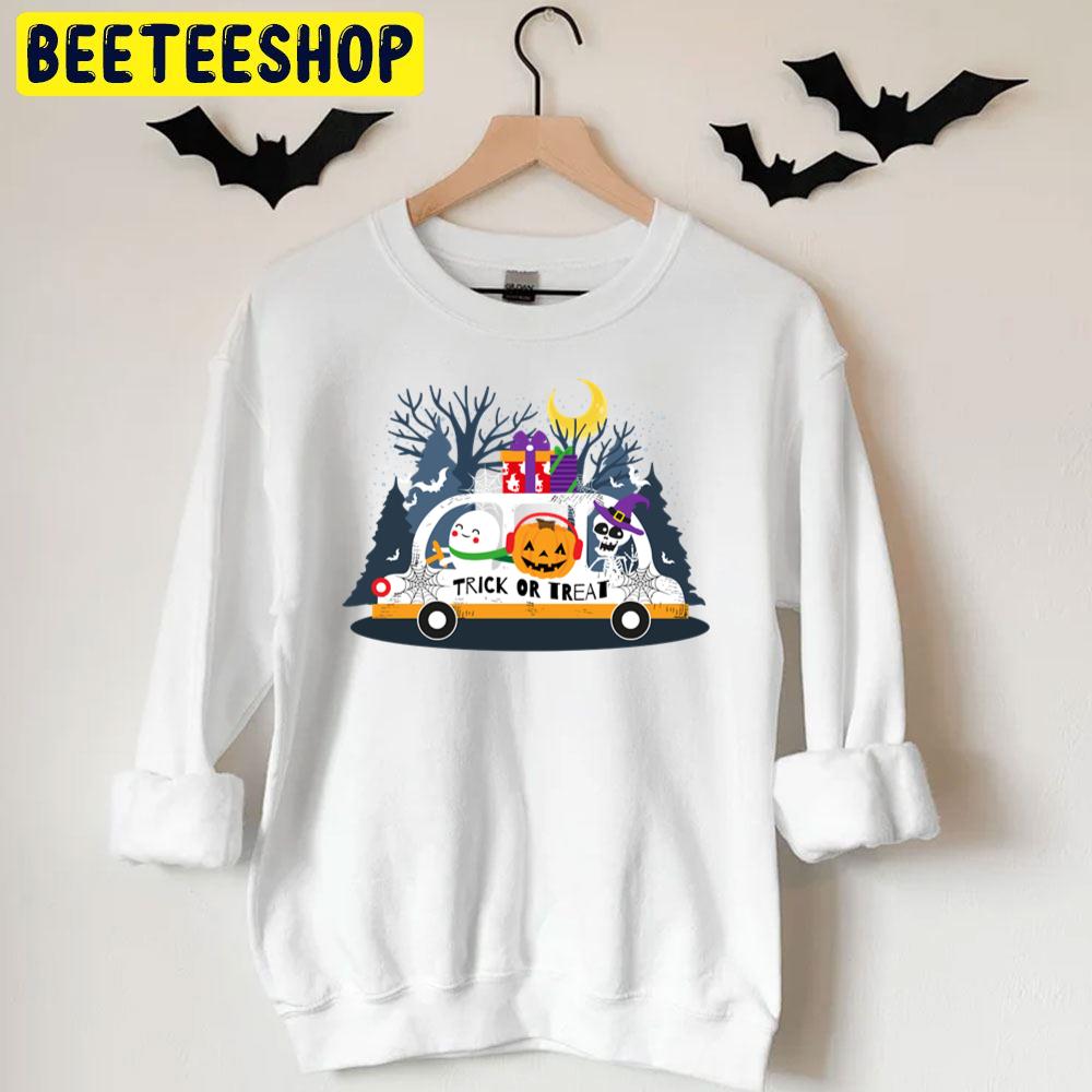 Trick Or Treat Car Halloween Unisex T-Shirt Trick Or Treat Car Halloween Unisex T-Shirt