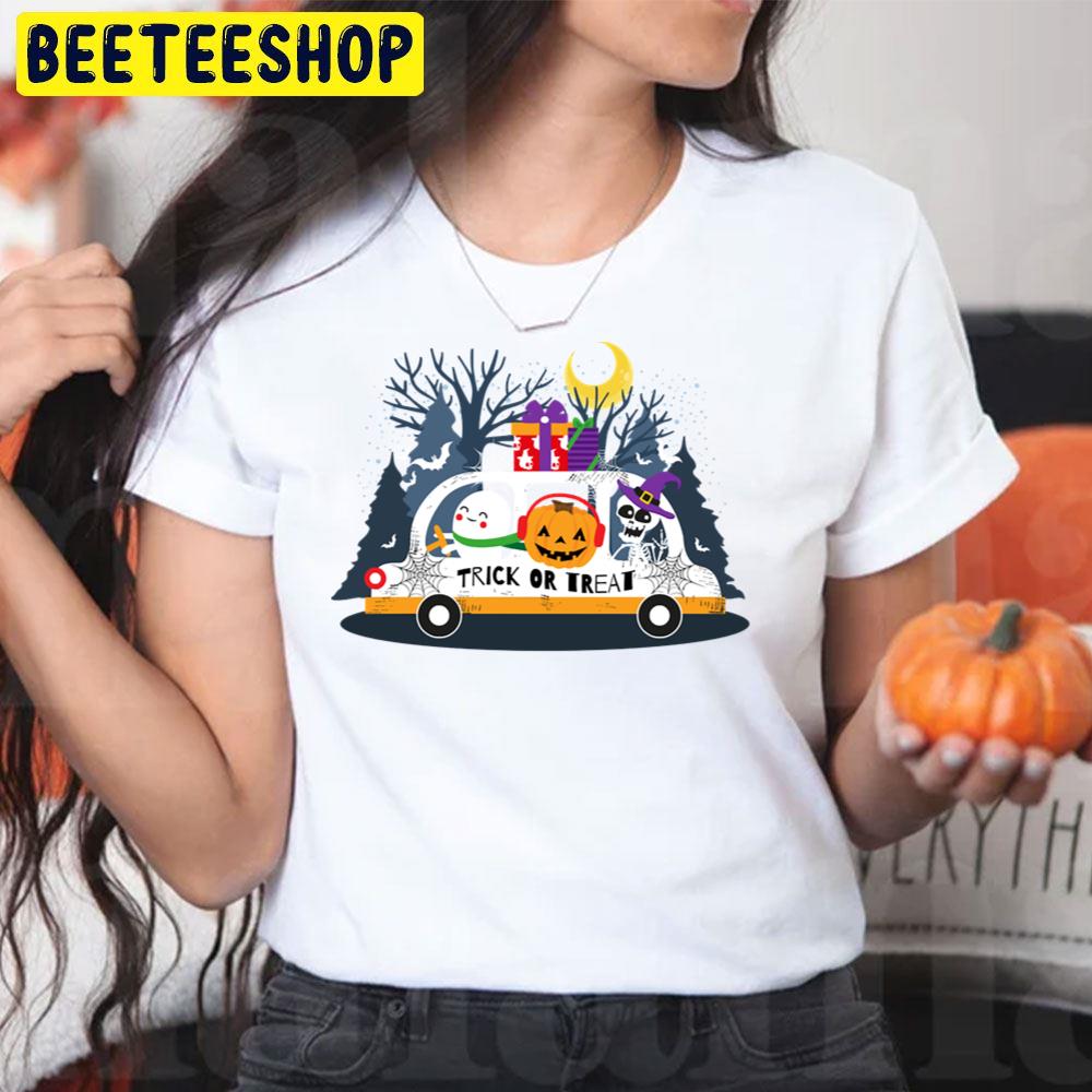 Trick Or Treat Car Halloween Unisex T-Shirt Trick Or Treat Car Halloween Unisex T-Shirt