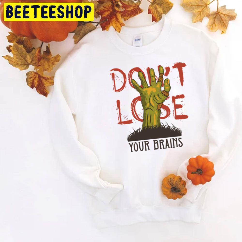 Trick Or Treat Zombie Brains Bright Halloween Unisex T-Shirt Trick Or Treat Zombie Brains Bright Halloween Unisex T-Shirt