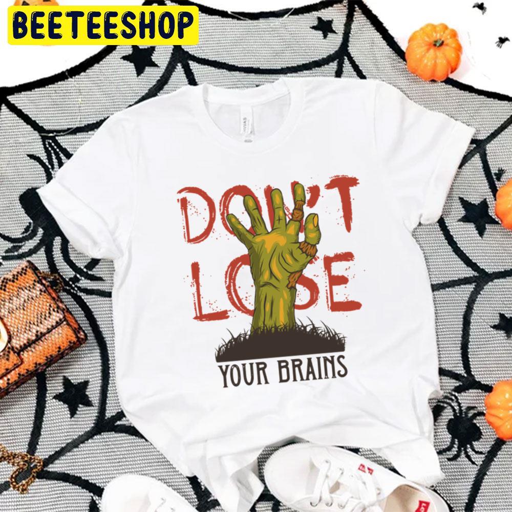 Trick Or Treat Zombie Brains Bright Halloween Unisex T-Shirt Trick Or Treat Zombie Brains Bright Halloween Unisex T-Shirt