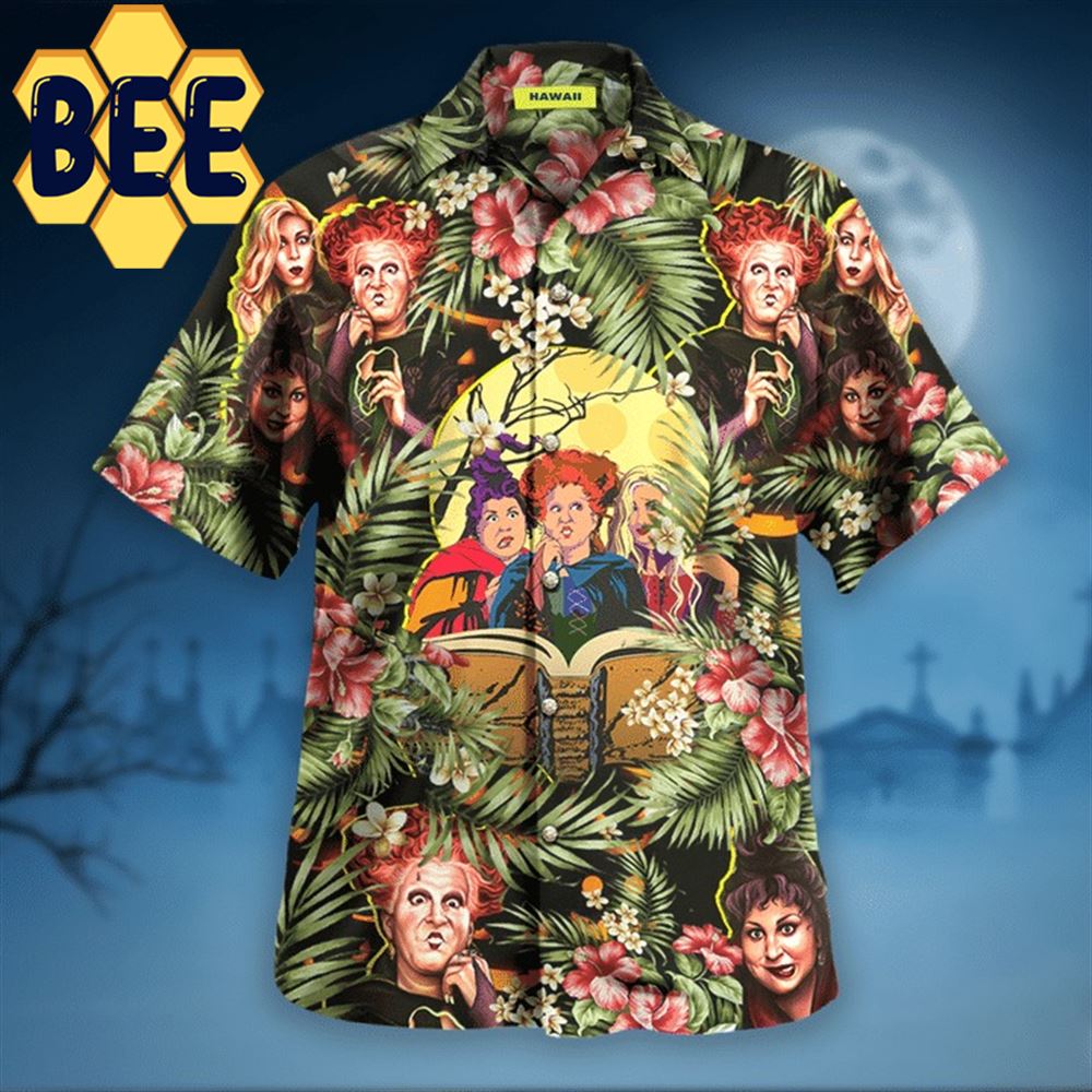 Tropical Hocus Pocus Movie Halloween Hawaiian Shirt Tropical Hocus Pocus Movie Halloween Hawaiian Shirt