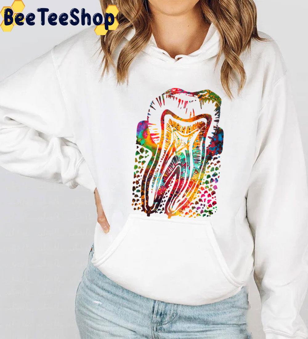 Tye Die Tooth Art Unisex T-Shirt Tye Die Tooth Art Unisex T-Shirt