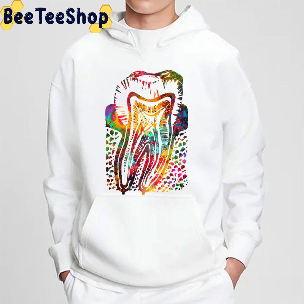 Tye Die Tooth Art Unisex T-Shirt Tye Die Tooth Art Unisex T-Shirt