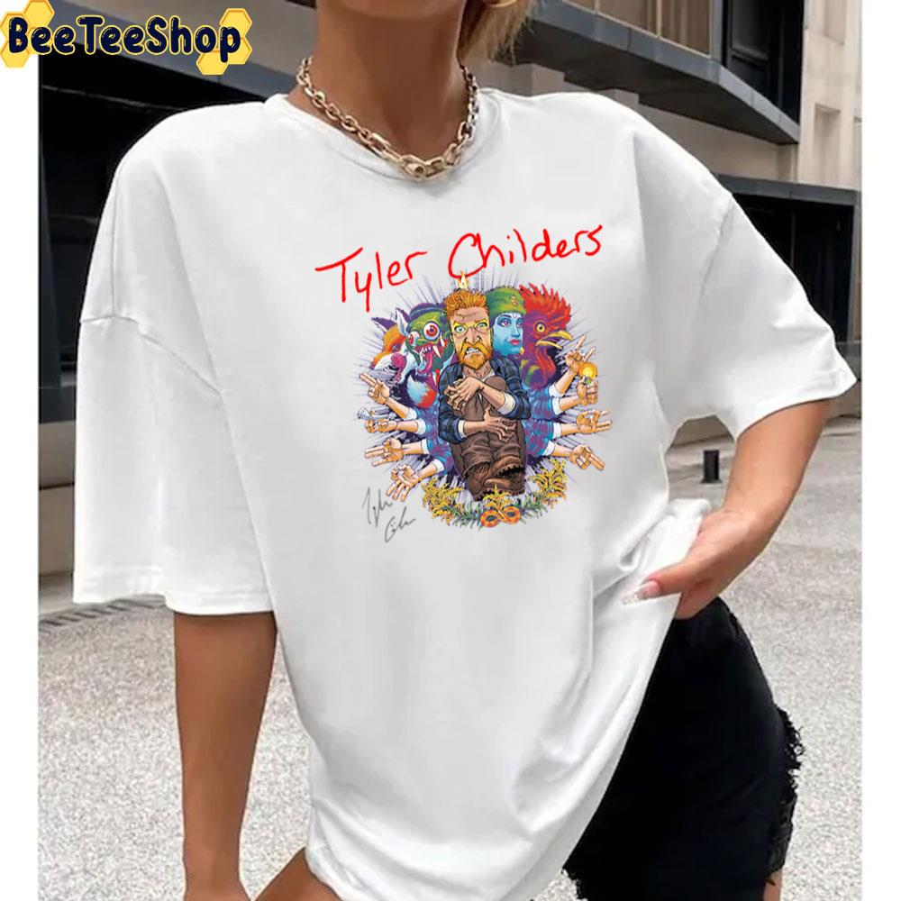 Tyler Childers With Signature Unisex T-Shirt Tyler Childers With Signature Unisex T-Shirt