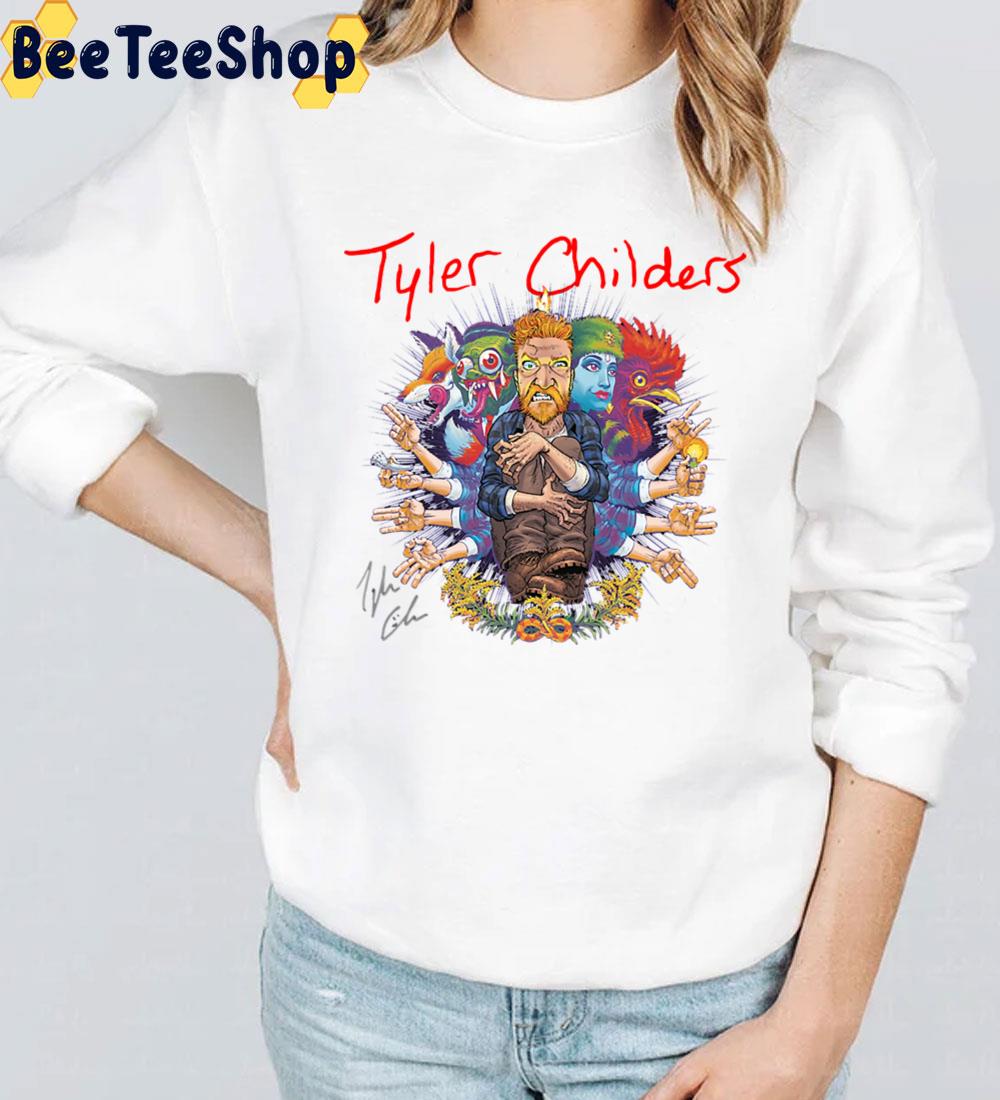 Tyler Childers With Signature Unisex T-Shirt Tyler Childers With Signature Unisex T-Shirt