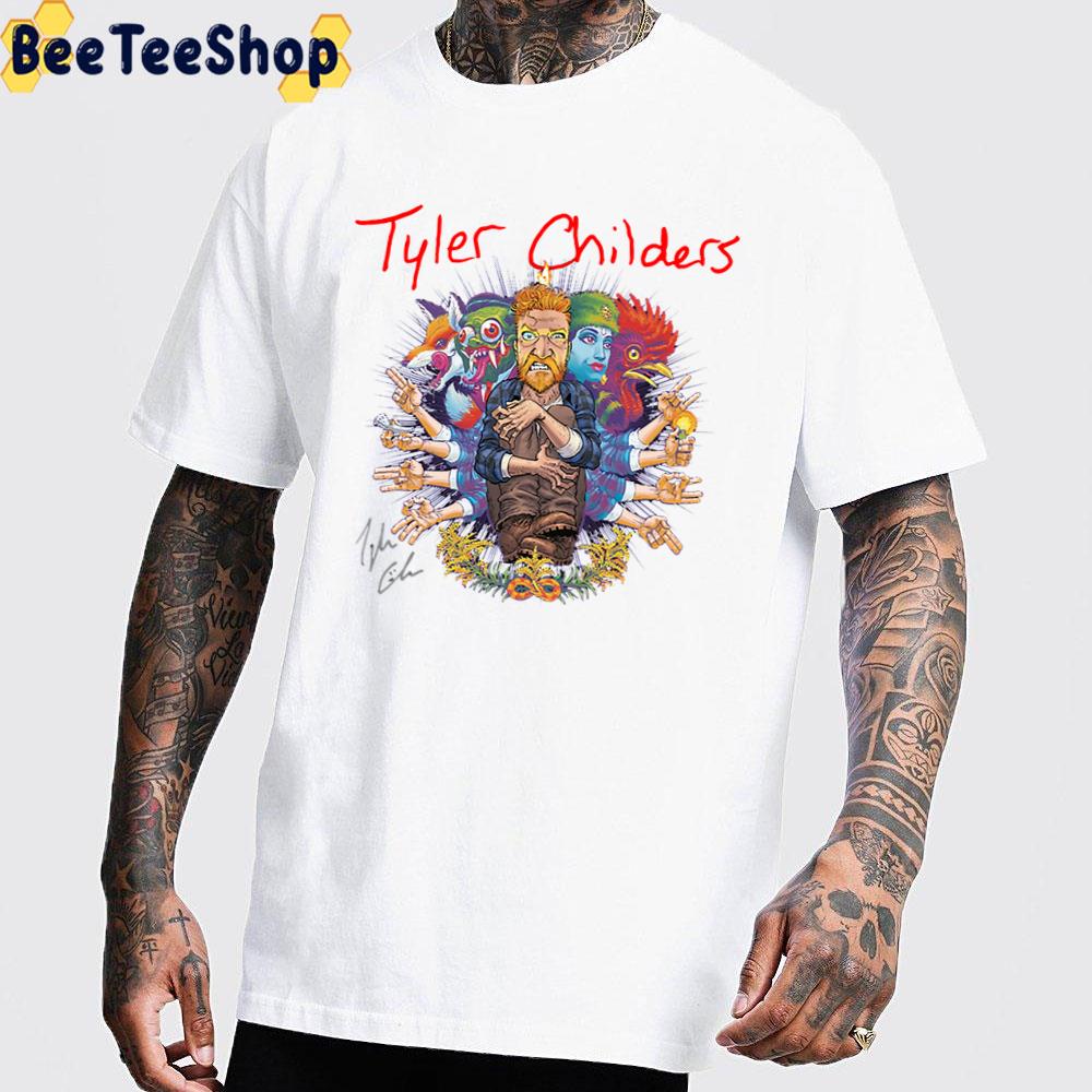 Tyler Childers With Signature Unisex T-Shirt Tyler Childers With Signature Unisex T-Shirt