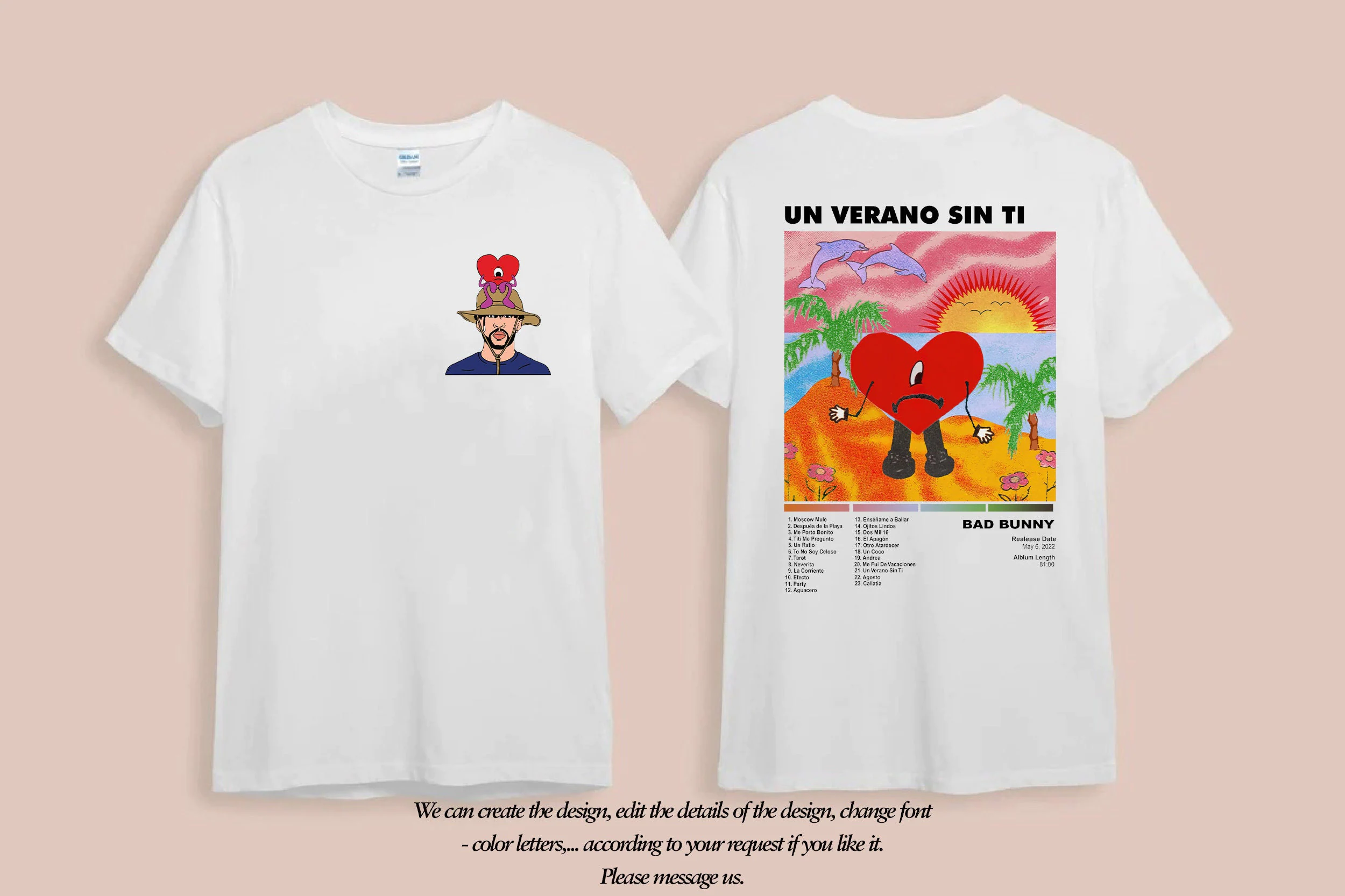 Un Verano Sin Ti Bad Bunny 2022 Unisex Sweatshirt Un Verano Sin Ti Bad Bunny 2022 Unisex Sweatshirt