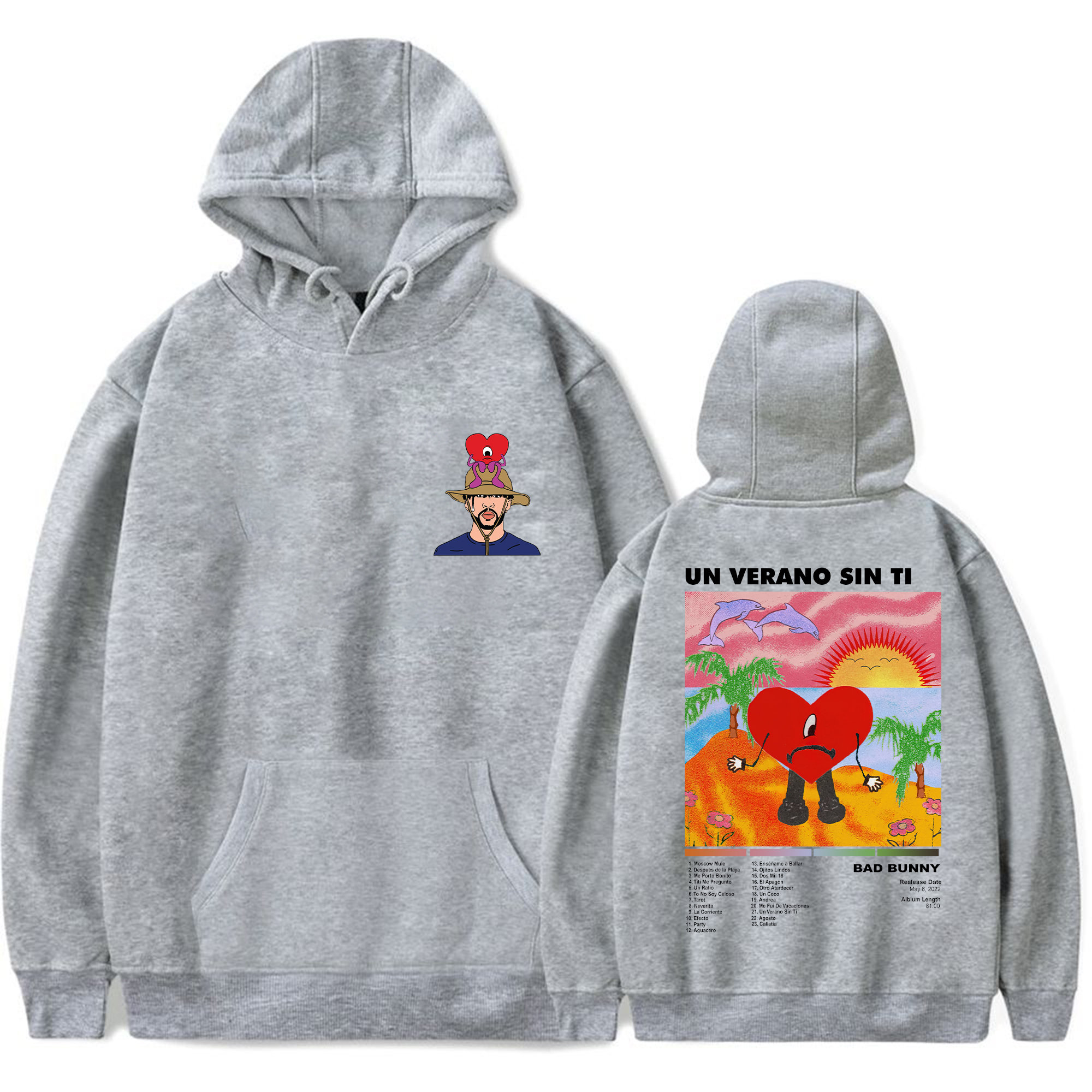 Un Verano Sin Ti Bad Bunny 2022 Unisex Sweatshirt Un Verano Sin Ti Bad Bunny 2022 Unisex Sweatshirt