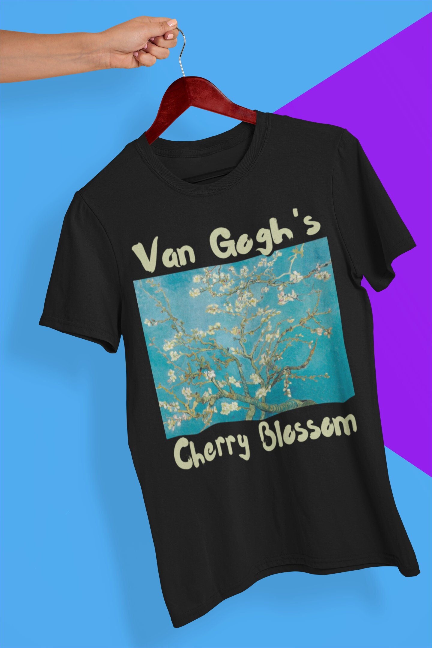 Van Gogh Charry Blossom Halloween Unisex T-Shirt Van Gogh Charry Blossom Halloween Unisex T-Shirt