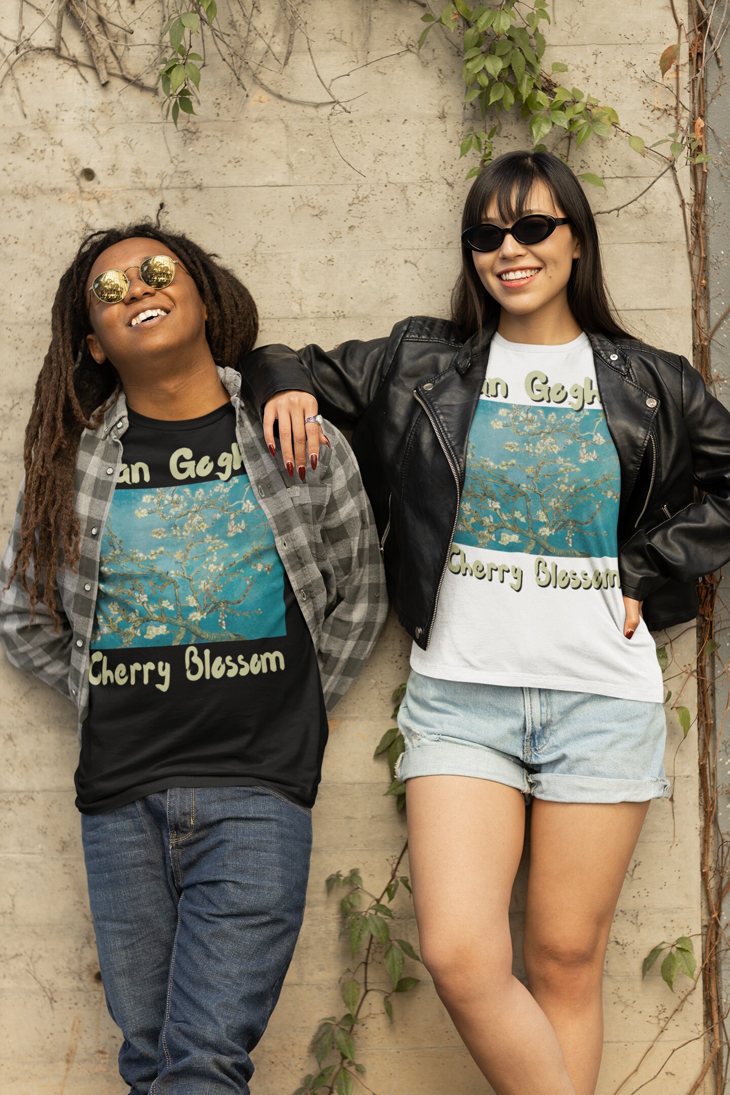 Van Gogh Charry Blossom Halloween Unisex T-Shirt Van Gogh Charry Blossom Halloween Unisex T-Shirt
